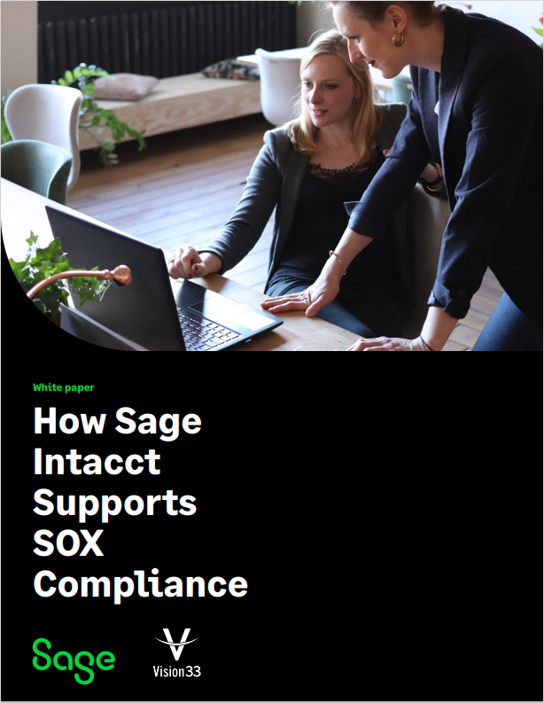 How Sage Intacct Supports SOX Compliance