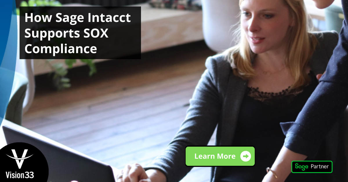 How Sage Intacct Supports SOX Compliance